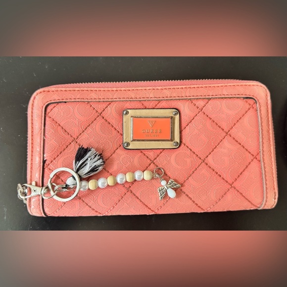 Hand Crafted Modern Pearl Beaded Key Chain With Angel & Tassel - NEW - Picture 6 of 11